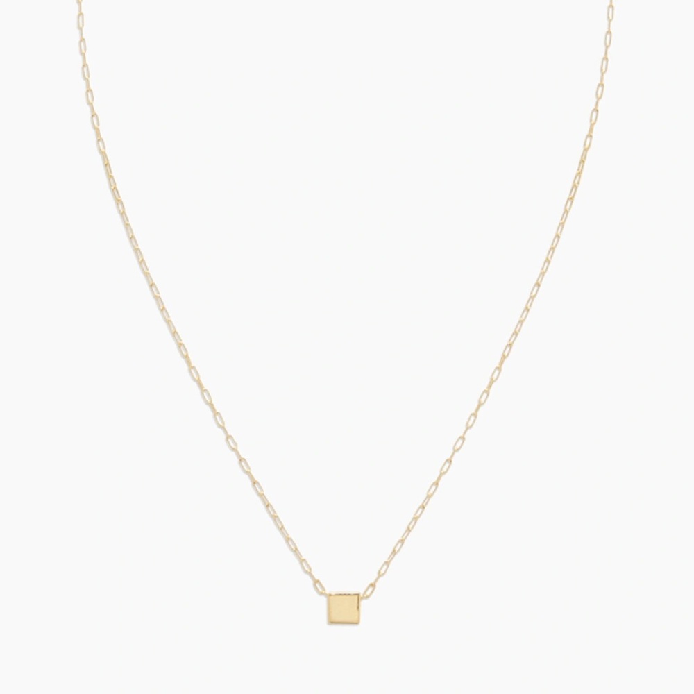 Bespoke Cube Necklace (engravable) ✨